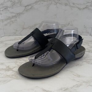 Vionic Tala Women's T-strap Supportive Sandals in Black ladies size 10